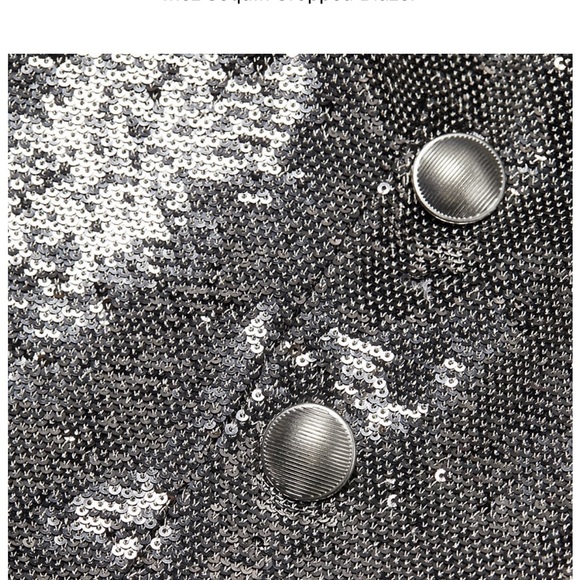 L’Agence Inez Sequin Cropped Blazer - Size 4. Never Worn! - Picture 7 of 7